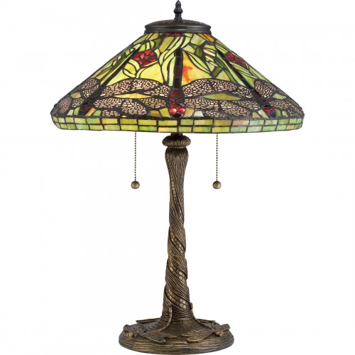 quoizel Jungle Dragonfly Table Lamp