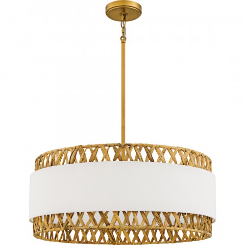 Quoizel Kate 5-Light Brushed Gold Pendant