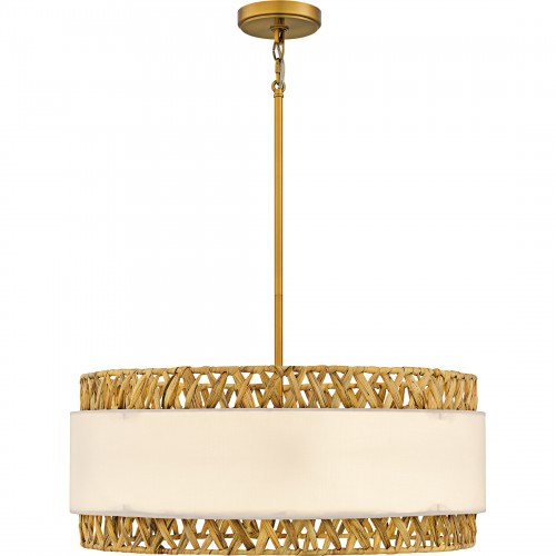 Quoizel Kate 5-Light Brushed Gold Pendant