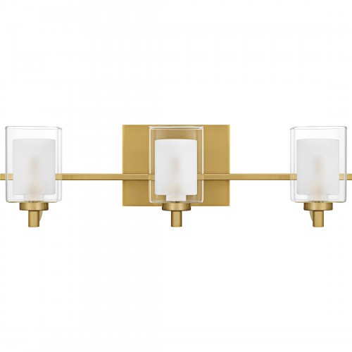 Quoizel Kolt 3-Light Brushed Gold Bath Light