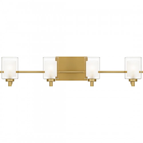 Quoizel Kolt 4-Light Brushed Gold Bath Light