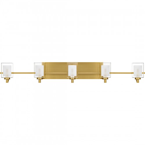 Quoizel Kolt 5-Light Brushed Gold Bath Light