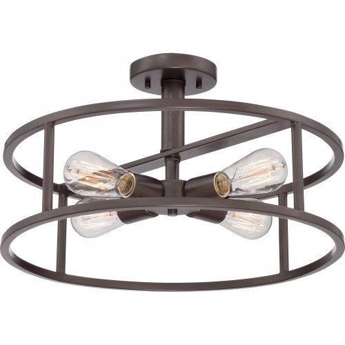 quoizel New Harbor Semi-Flush Mount