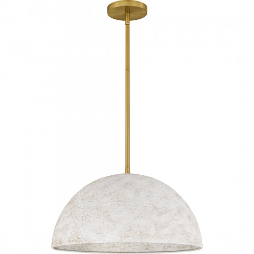 Quoizel Portia 3-Light Brushed Gold Pendant