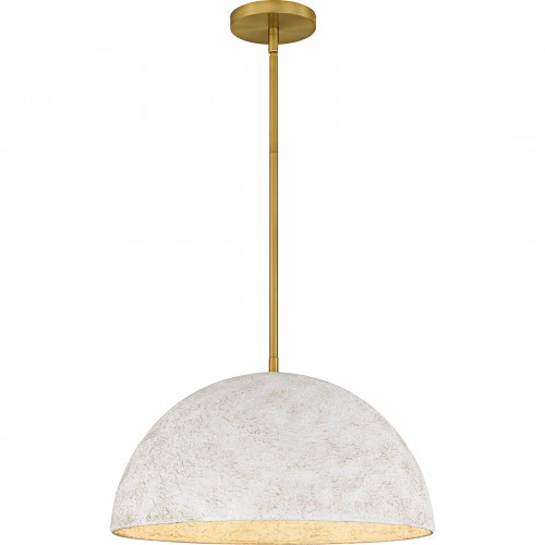 quoizel Portia 3-Light Brushed Gold Pendant