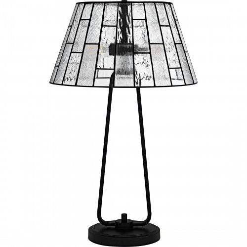 Quoizel Rainier 4-Light Matte Black Table Lamp
