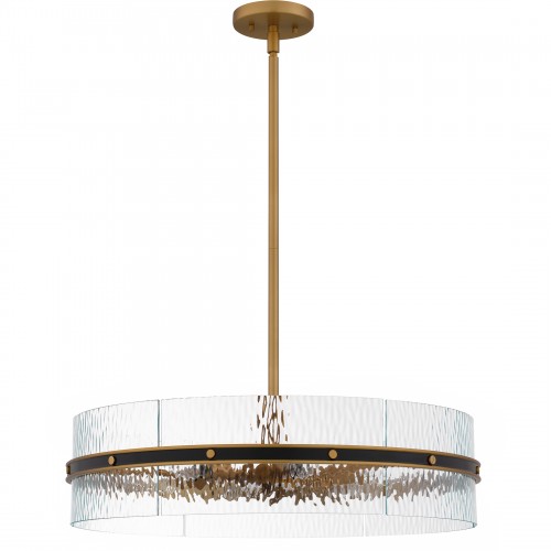 Quoizel Reagan 6-Light Matte Black Pendant