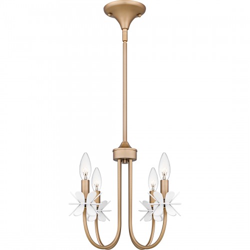 Quoizel Remy 4-Light Bronze Gold Chandelier