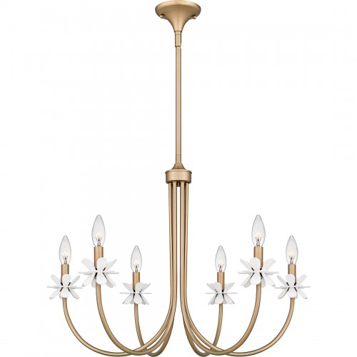 quoizel Remy 6-Light Bronze Gold Chandelier