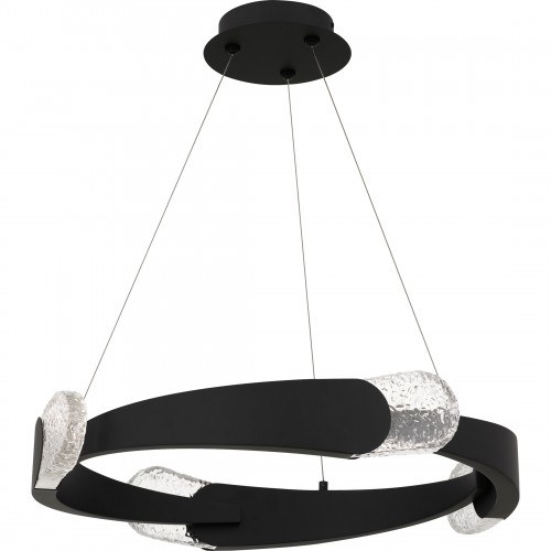 Quoizel Saffron Matte Black Pendant