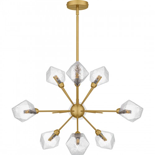 Quoizel Salvador 9-Light Brushed Gold Chandelier