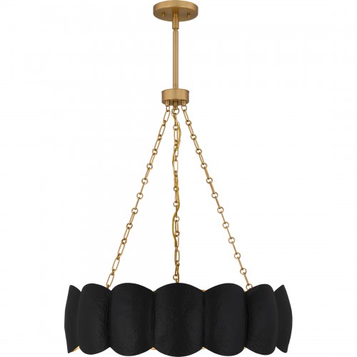 Quoizel Santana 5-Light Matte Black Pendant