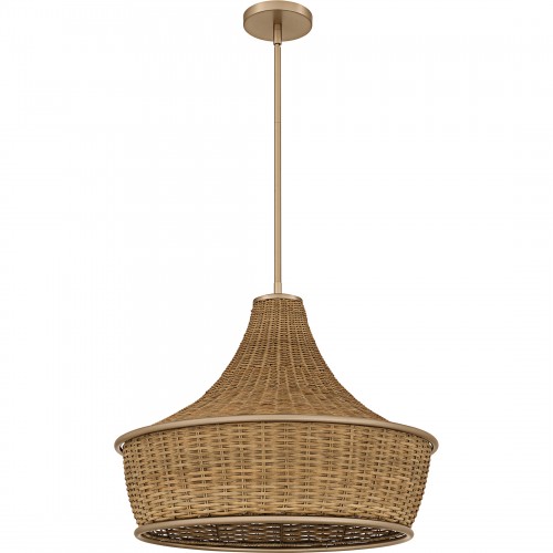 Quoizel Solebay 3-Light Bronze Gold Pendant