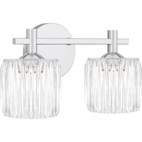 Quoizel Spade 2-Light Polished Chrome Bath Light