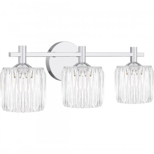 Quoizel Spade 3-Light Polished Chrome Bath Light