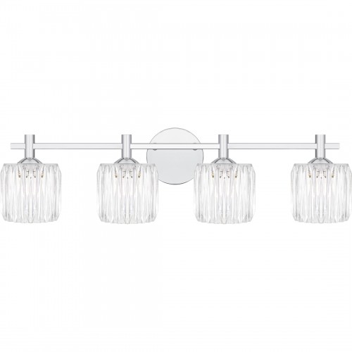 Quoizel Spade 4-Light Polished Chrome Bath Light