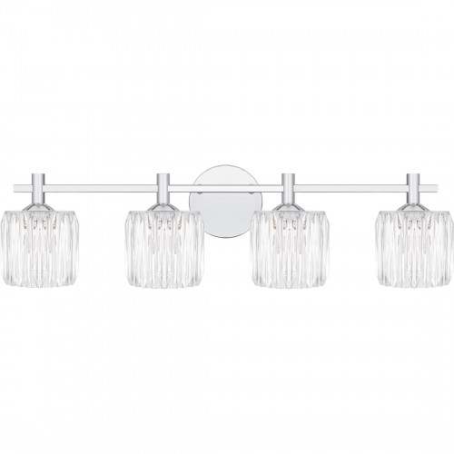 Quoizel Spade 4-Light Polished Chrome Bath Light
