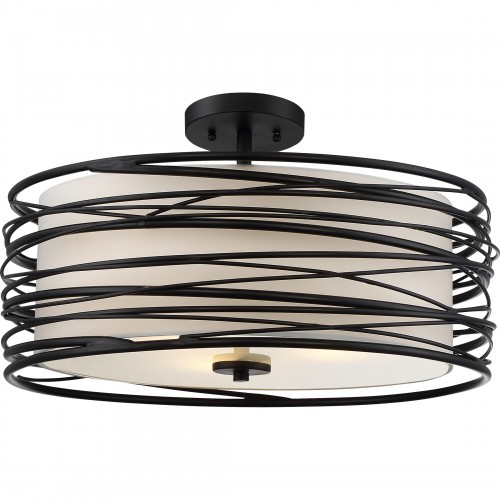 quoizel Spiral Semi-Flush Mount