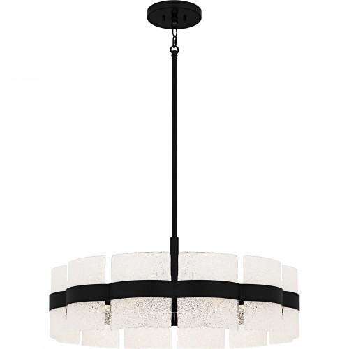 quoizel Sweeney 6-Light Matte Black Pendant