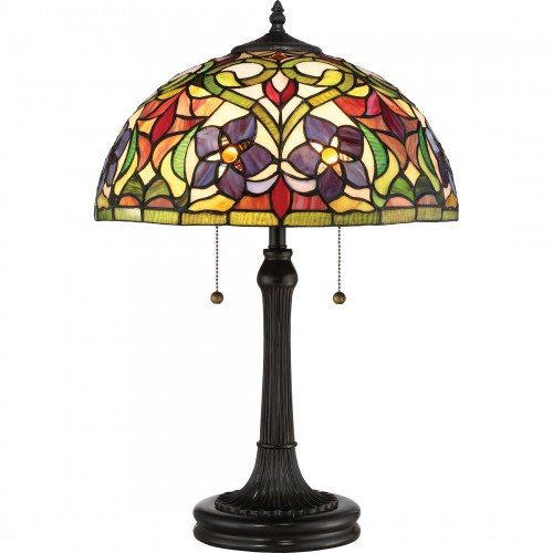quoizel Violets Table Lamp