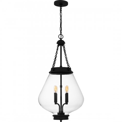 Quoizel Wallace 4-Light Matte Black Pendant