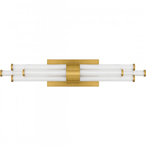 Quoizel Talbott Integrated LED Brushed Gold Bath Light With CCT Switch
