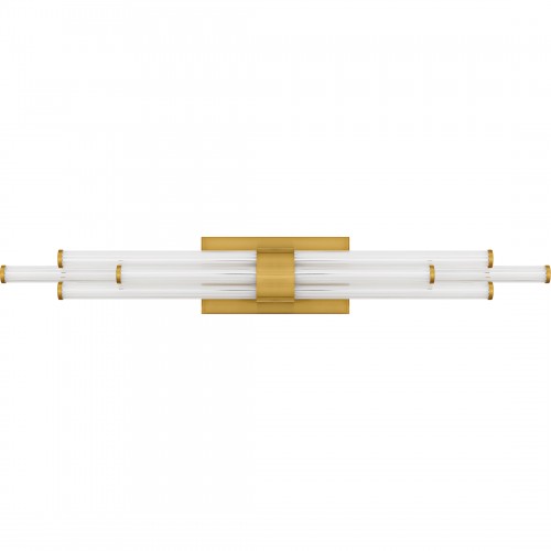 Quoizel Talbott Integrated LED Brushed Gold Bath Light With CCT Switch