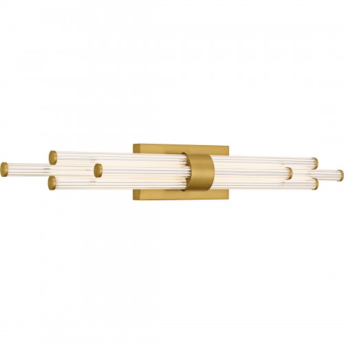 Quoizel Talbott Integrated LED Brushed Gold Bath Light With CCT Switch