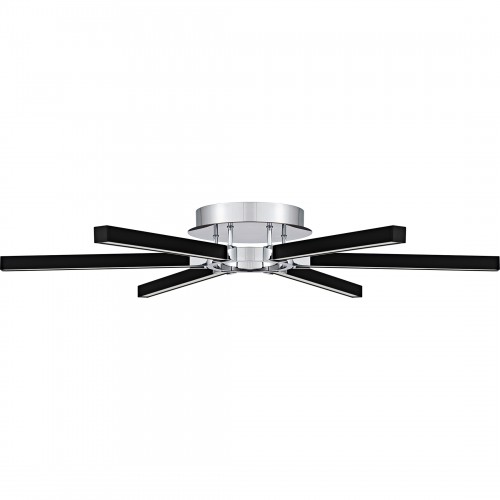 Quoizel Zealand Integrated LED Polished Chrome Semi-Flush Mount With CCT Switch