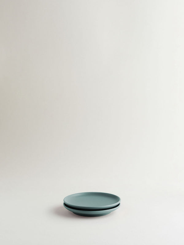 r d.lab Bilancia Flat Bread Plate Nile Blue