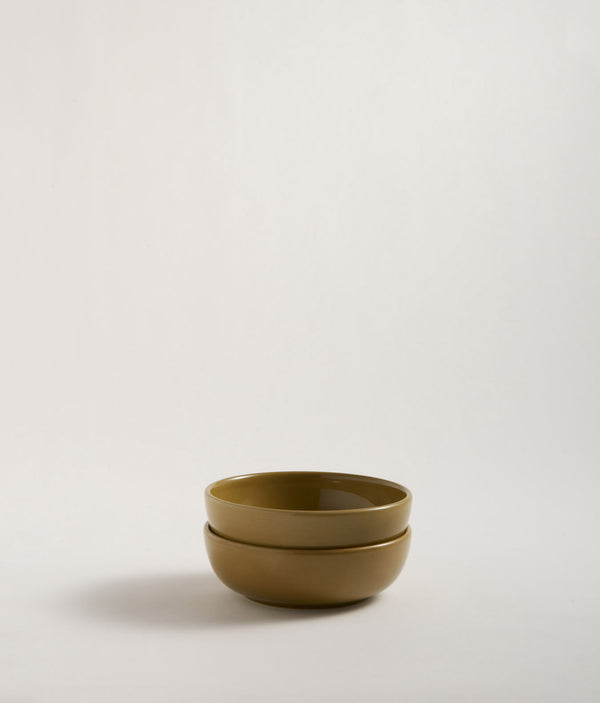 r d.lab Bilancia Large Deep Bowl Citrine Green