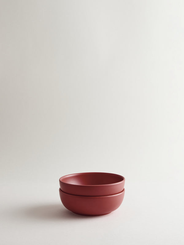 r d.lab Bilancia Large Deep Bowl pompei red