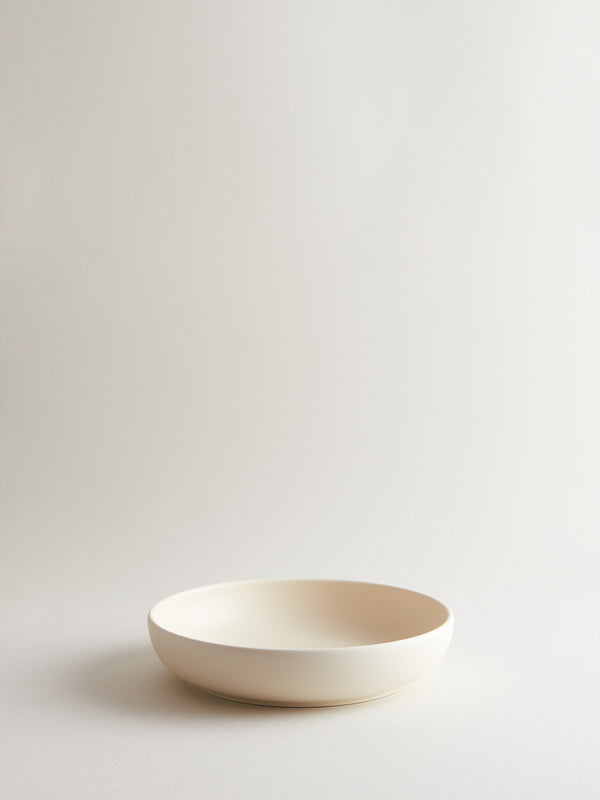 r d.lab Bilancia Large Flat Bowl Almond