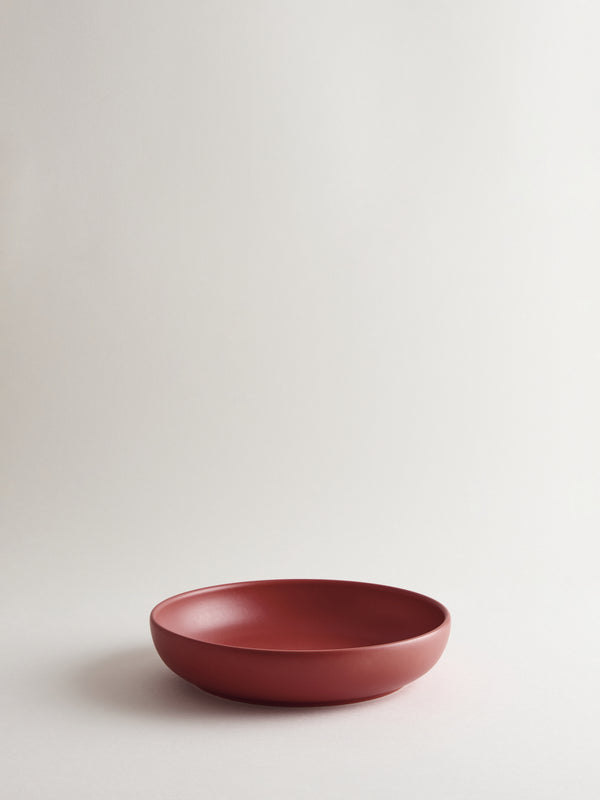 r d.lab Bilancia Large Flat Bowl Pompei red