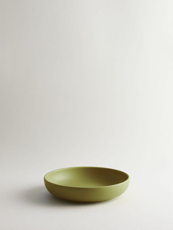 r d.lab Bilancia Large Flat Bowl Rainette Green