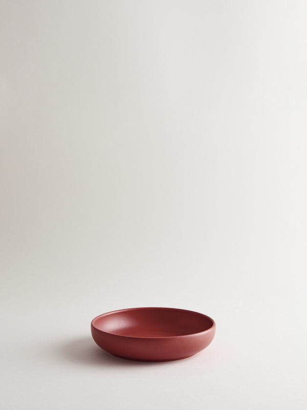 r d.lab Bilancia Medium Flat Bowl Pompei red