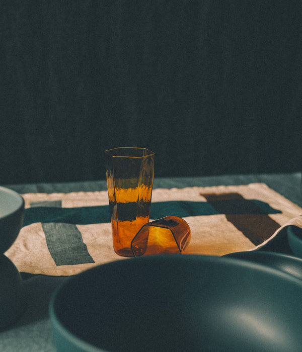 R D.lab Bilancia Small Deep Bowl Peacock Blue