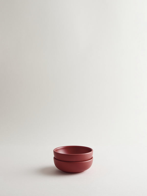 r d.lab Bilancia Small Deep Bowl pompei red
