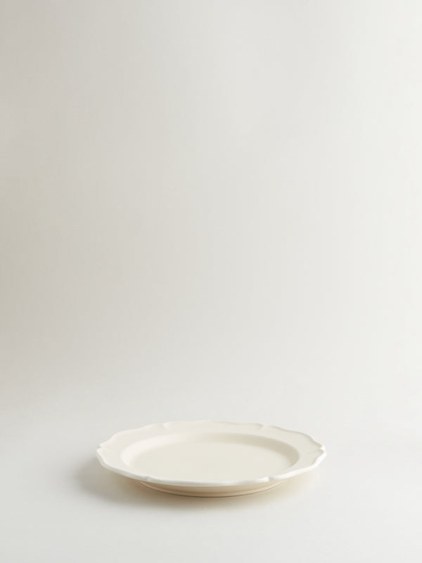 R D.lab Festone Large Flat Plate Almond