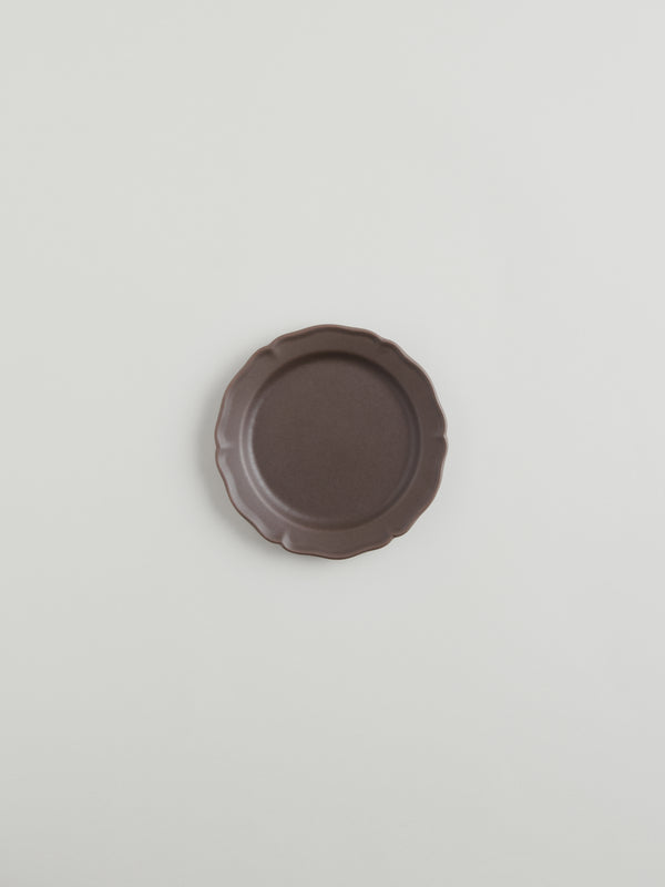 R D.lab Festone Large Flat Plate Mocha Brown