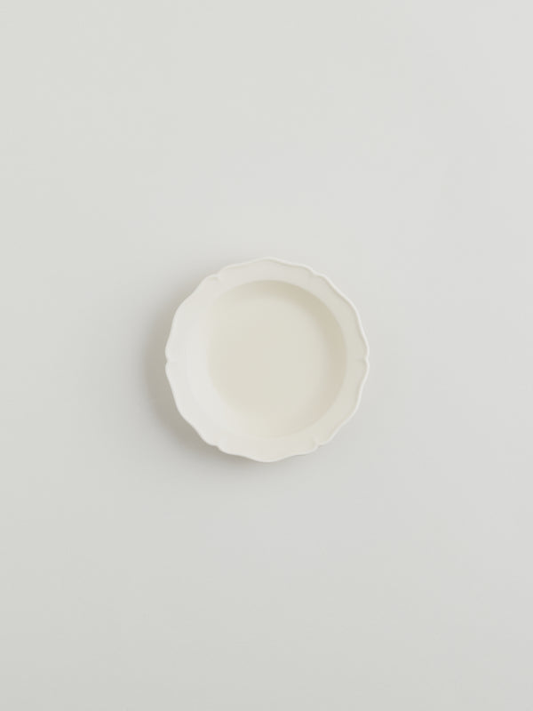 R D.lab Festone Medium Flat Bowl Almond