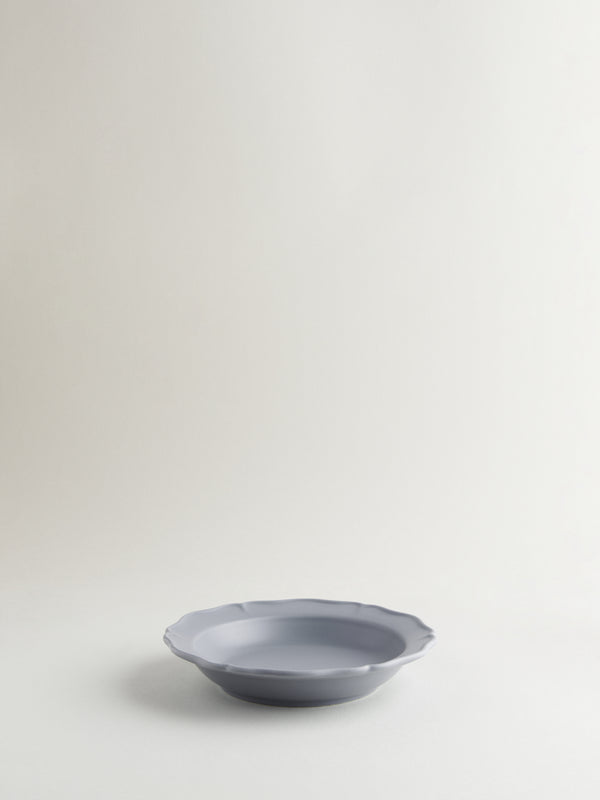 r d.lab Festone Medium Flat Bowl Ash Gray