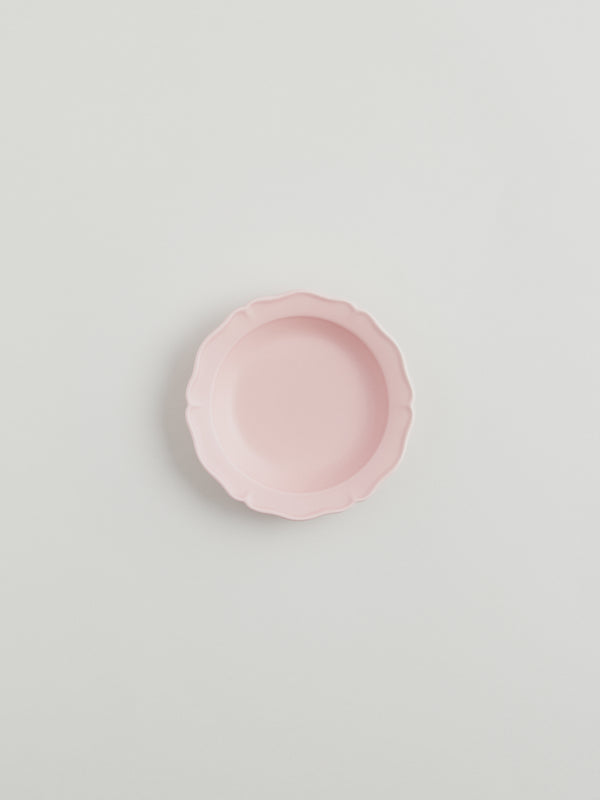 R D.lab Festone Medium Flat Bowl Cameo Pink