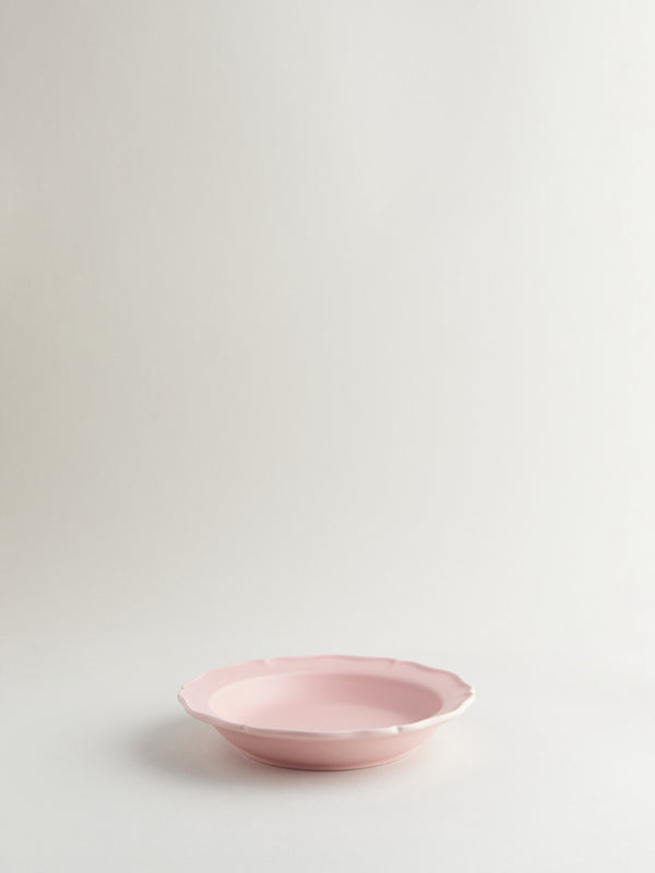 r d.lab Festone Medium Flat Bowl Cameo Pink