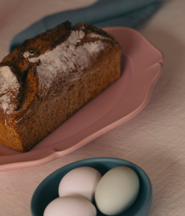 R D.lab Festone Oval Serving Plate Cameo Pink