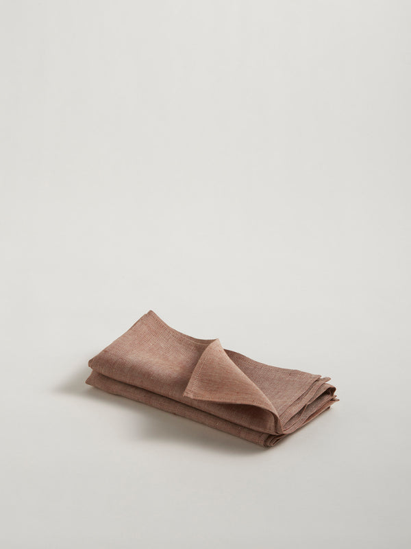 r d.lab Hopsack Napkin Mattone Red