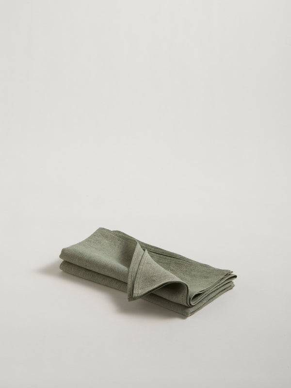 r d.lab Hopsack Napkin Slate Green