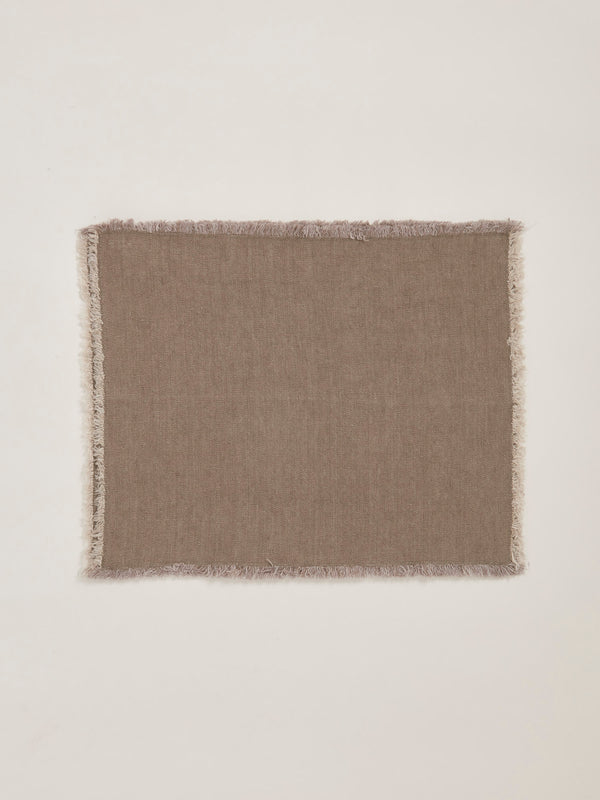 R D.lab Hopsack Placemat Natural Gray