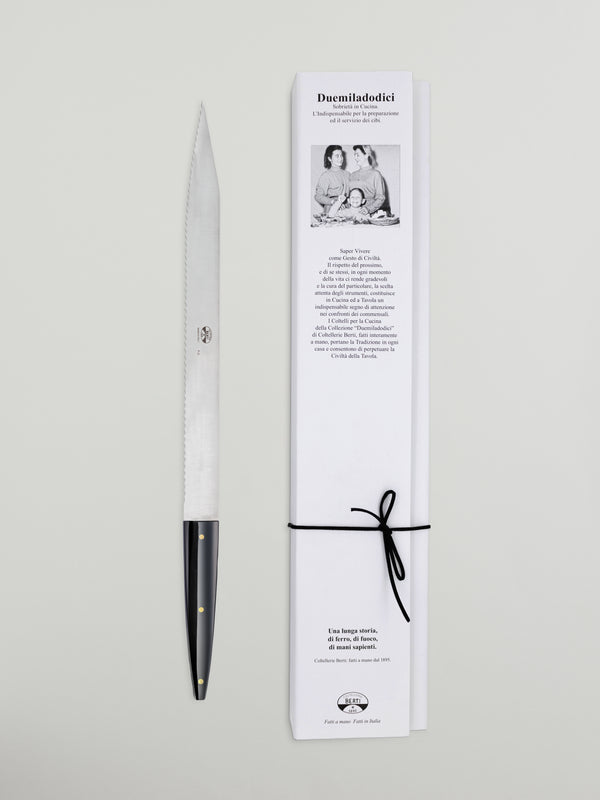 R D.lab Panettone Knife Black Handle
