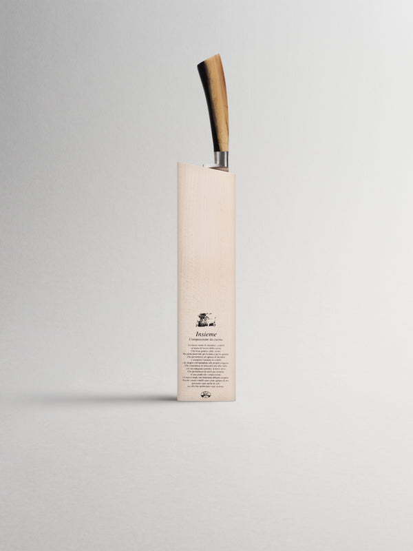 R D.lab Plenum Bread Knife Horn Handle